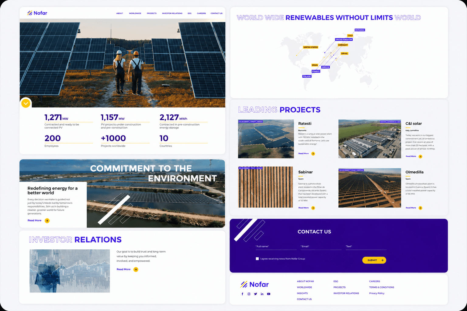 Nofar Webflow Website Design Improvements & Development